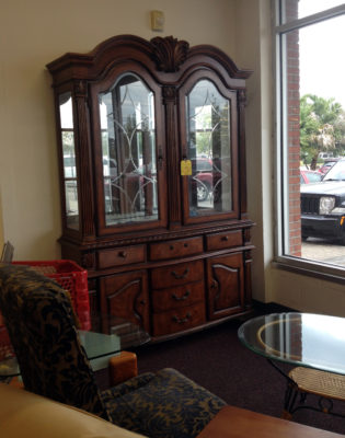 Glass Armoire $239