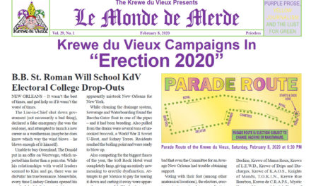 Krewe du Vieux and krewedelusion 2020